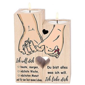 „Ich Liebe Dich“-Kerzenständer