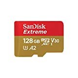 SanDisk Extreme 128 GB microSDXC-Speicherkarte und SD-Adapter