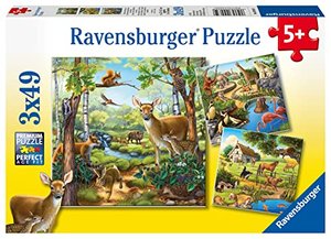 Ravensburger Kinderpuzzle Wald-/Zoo-/Haustiere