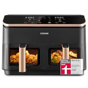 Cosori Heißluftfritteuse Dual Zone 8,5 L