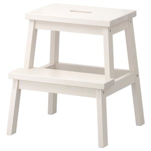 BEKVÄM Tritthocker - weiß 50 cm