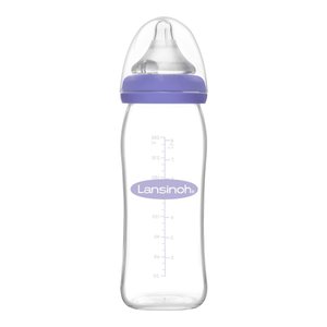 Weithals-Flasche mit NaturalWave®Sauger M 240 ml, Glas