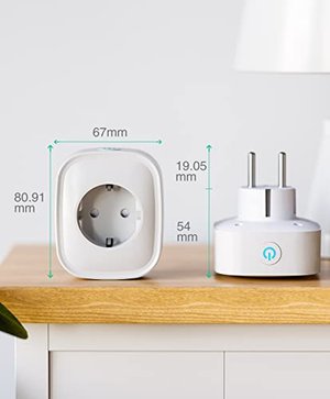 GHome Smart Wlan Steckdose – kompatibel mit Alexa und Google Home