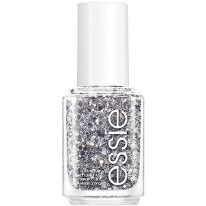 Essie Glitzernagellack für schillernde Fingernägel, 278 set in stones, Glitzer/Silber, 13,5 ml
