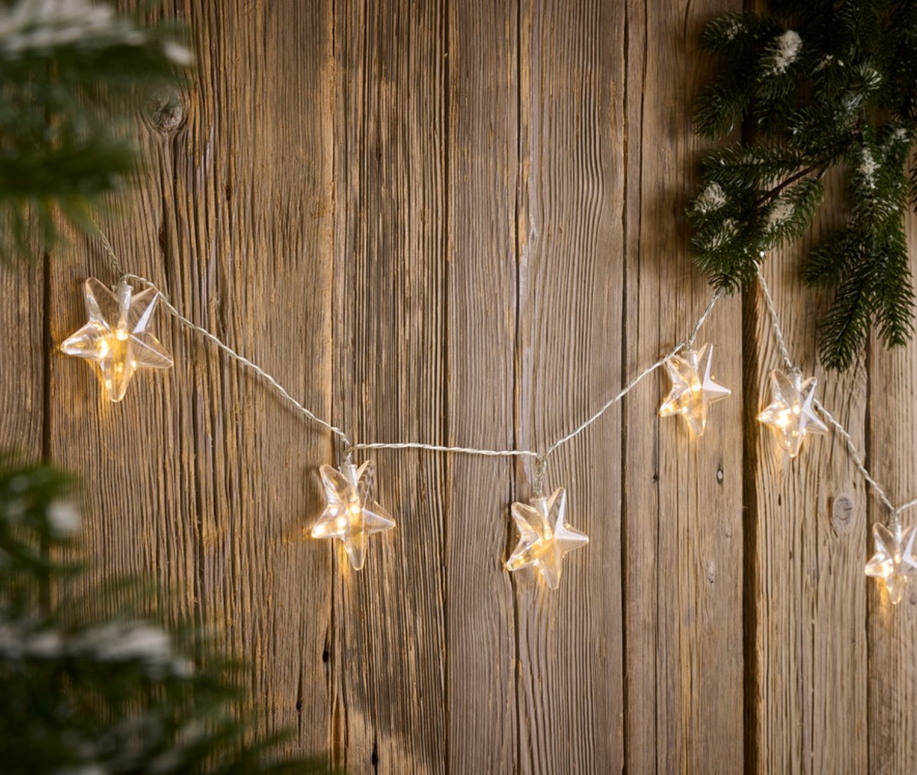 Solar-Lichterkette »Sterne«