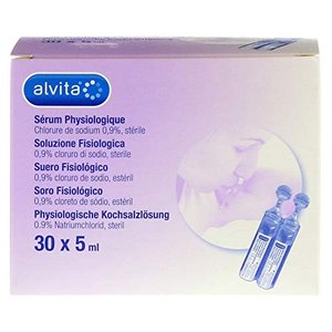 Alvita Physiologische Kochsalzlösung in sterilen Ampullen