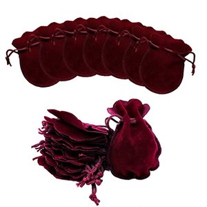 Spldsun 50 Stück Small Jewellery Velvet Bags zum Selbstbefüllen