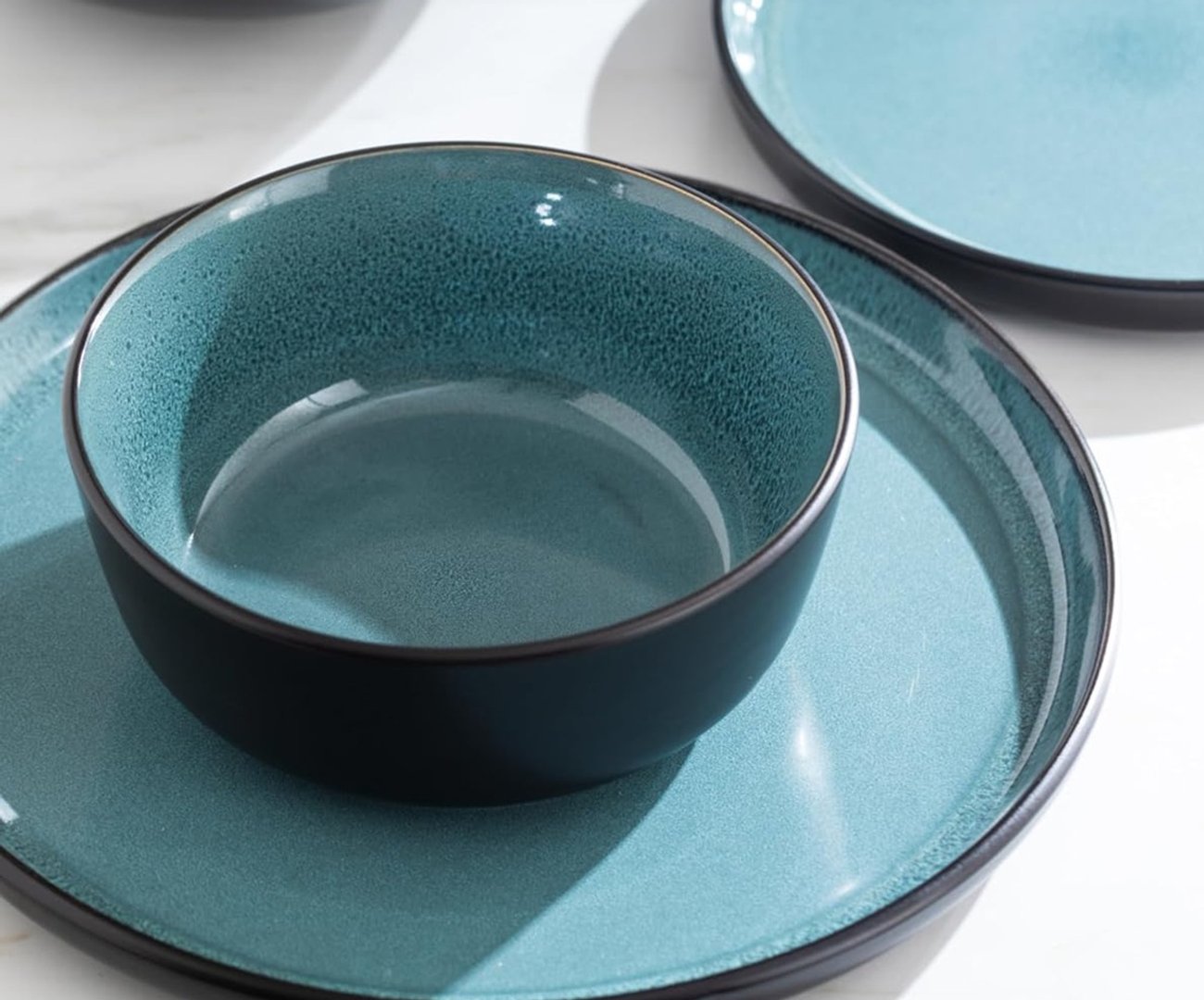 Steingut Geschirrset 6 Personen Ibiza (24 tlg.)