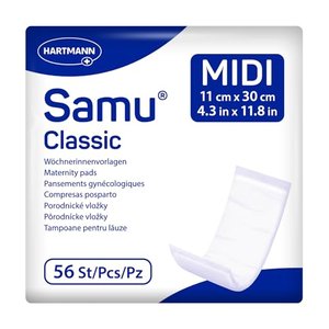 SAMU Wöchnerinnen Vorlagen Classic midi 11x30 cm 56 St