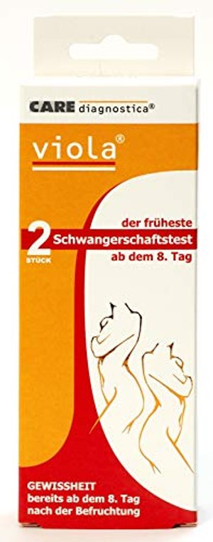 Für ganz Ungeduldige: Viola, der früheste Schwangerschaftstest ab dem 8. Tag vor der fälligen Period