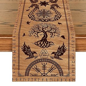 Artoid Mode Holz Wikinger Baum des Lebens