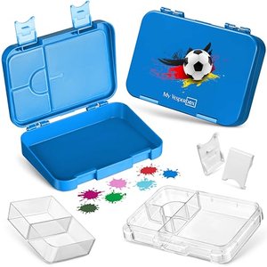 My Vesperbox – Len - Bento Box Kinder - Lunchbox mit 4+2 Fächern