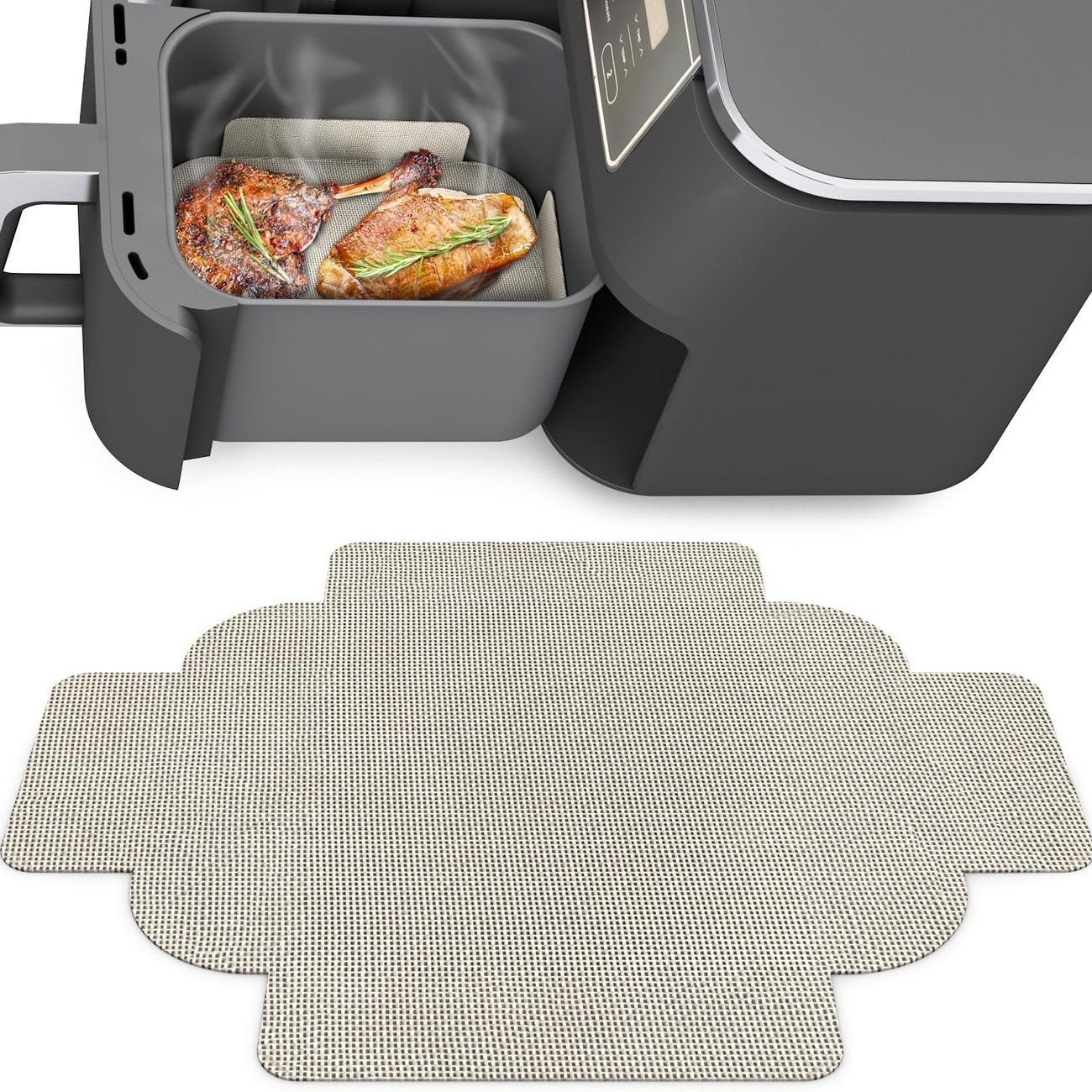 ZauberFry – Dauerbackmatte aus Silikon im 2er-Set