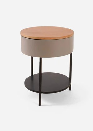 Beistelltisch mit drehbarer Tischplatte