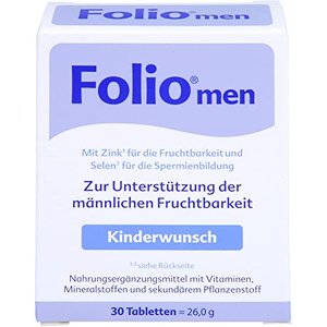 Folio men Kinderwunsch Tabletten, 30 St. Tabletten