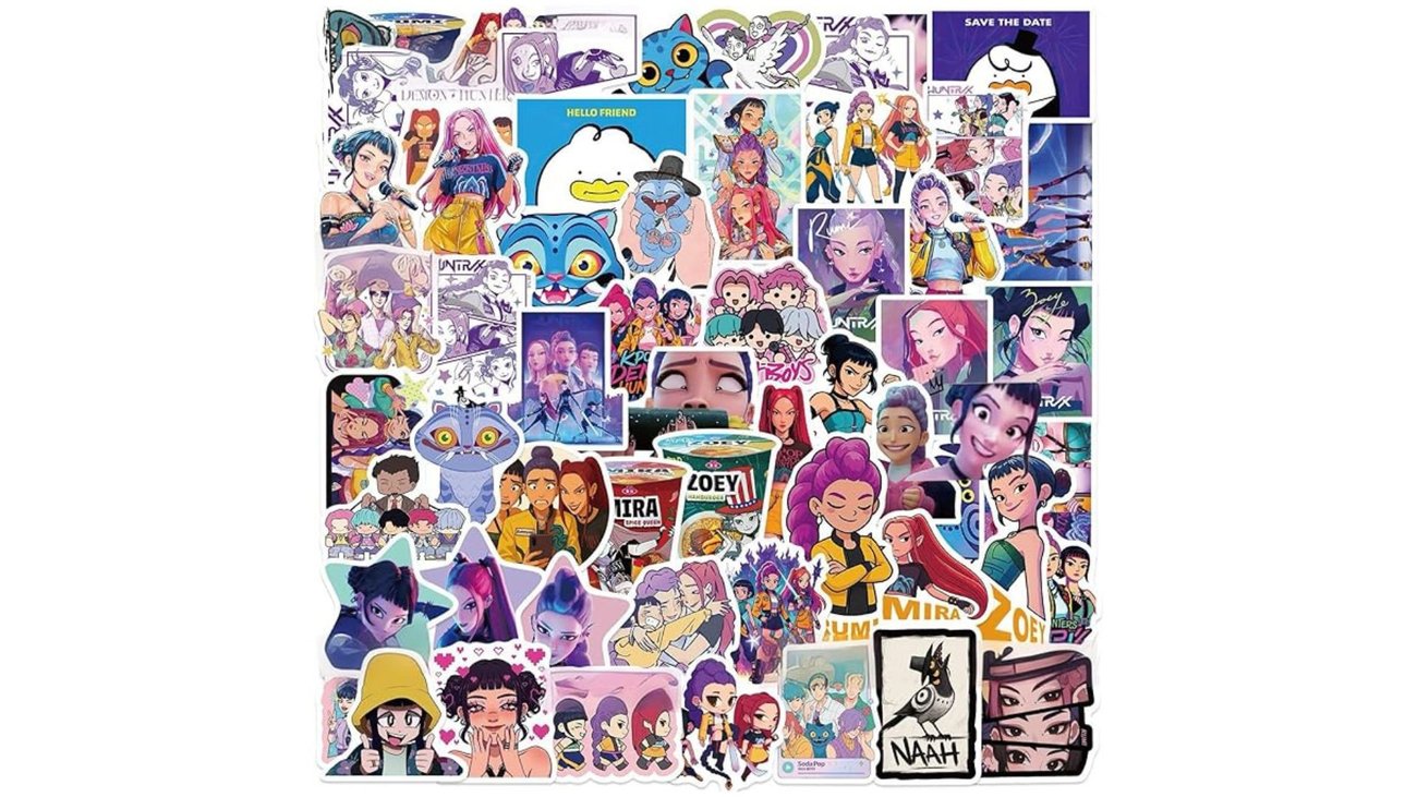 KPop-Demon-Hunters: Sticker (60 Stück)