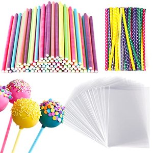 Yoosso 300 Stück Cake Pop Stiele Set