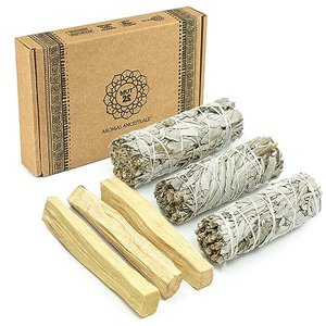 3 Weißer Salbei und 3 Palo Santo Premium