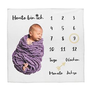 Baby-Decke Meilensteindecke Monatsdecke Fotodecke für Baby Milestone Fotografie-Requisiten Hintergru