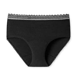 Schiesser Damen Secret Care Periodenunterwäsche Hochgeschnittener Taillenslip