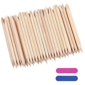 200 Stücke Orange Holzstäbchen
