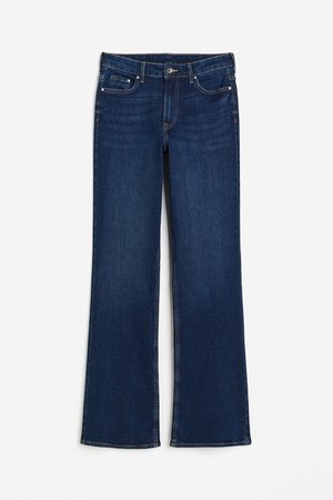 Bootcut High Jeans - Blau - Damen