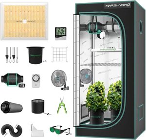 MARS HYDRO TS1000 Growzelt Komplettset Led