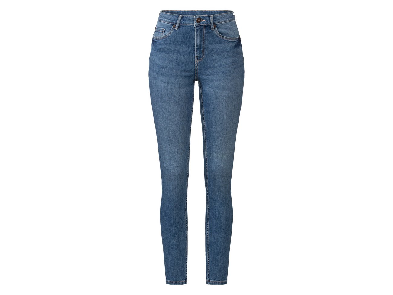 esmara Damen Jeans, Super Skinny Fit, normale Leibhöhe