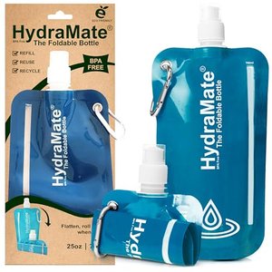 HydraMate Faltbare Trinkflasche, 750ml