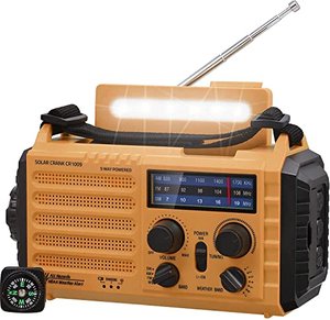 Tragbare Solar Radio, Notfall Radio mit Kurbel