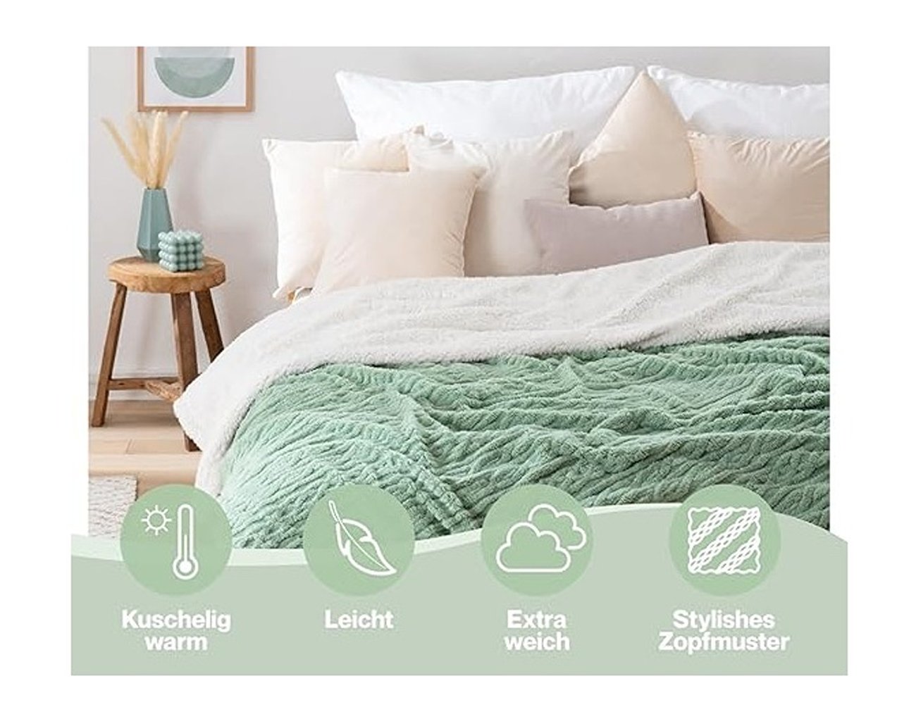 Blumtal Kuscheldecke