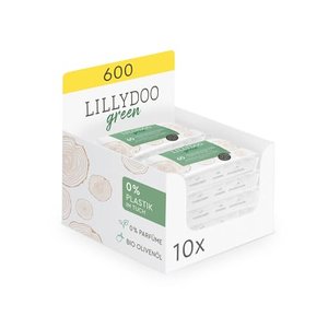 LILLYDOO green natürliche Feuchttücher, 60 Stück