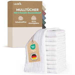 Laleni 10er Set Mulltücher