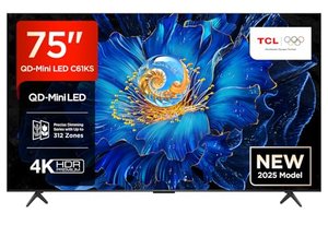 TCL 75C61KS 75 Zoll 4K-Fernseher (HDR, Dolby Vision & Atmos)