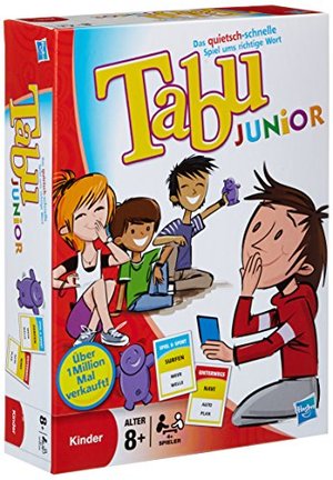 Hasbro Tabu Junior, kindergerechtes Erklärspiel, ab 8 Jahren