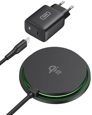 INIU MagSafe-Ladegerät, Qi2-zertifiziert mit Lüfterkühlung