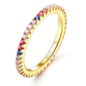 Dochais - 14K Vergoldet Enternity Ring