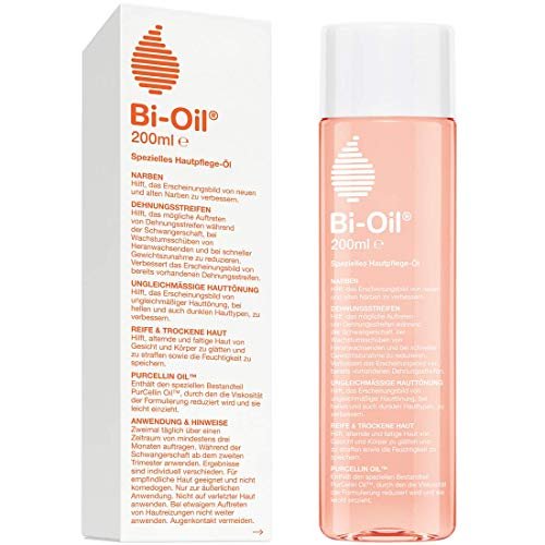 Bi-Oil Hautpflege-Öl, Spezielles Pflegeprodukt für Narben & Dehnungsstreifen (200 ml)