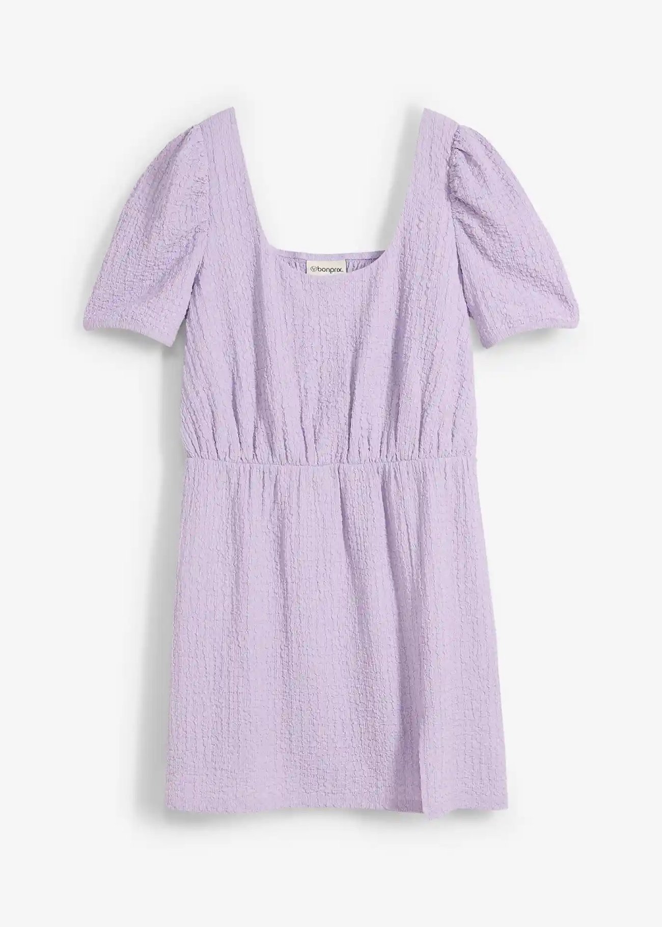 Shirtkleid aus strukturiertem Crêpe