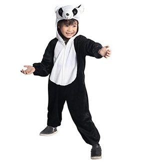 Panda-Bär Kostüm für Kinder zu Fasching Karneval
