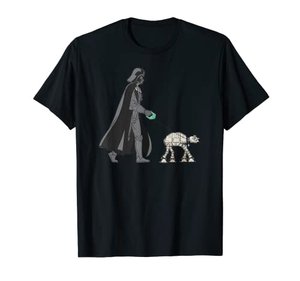 Star Wars Darth Vader the Dog Walker Meme T-Shirt
