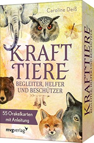 Krafttiere – Begleiter, Helfer, Beschützer: 55 Orakelkarten mit Anleitung