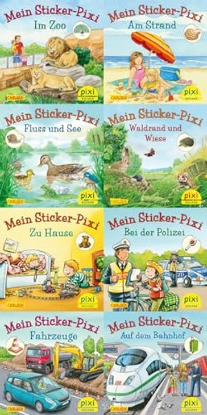 Pixi-8er-Set 234: Pixis neue Sticker-Bücher (8x1 Exemplar) (234)