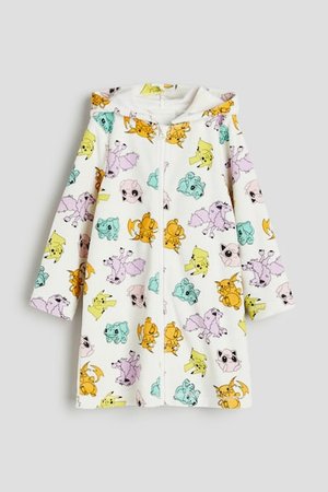 H&M Bademantel aus Frottee mit Pokemon-Motiv