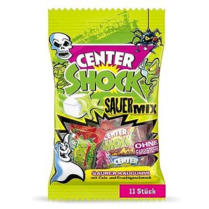 Center Shock Sour Mix, 1 Packung mit 11 extra-sauren Kaugummis