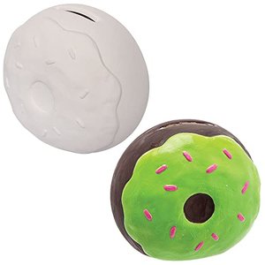 Baker Ross Donut Spardose 2er-Pack