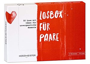 Losbox für Paare I Das Paar-Geschenk für 50 unvergessliche Momente