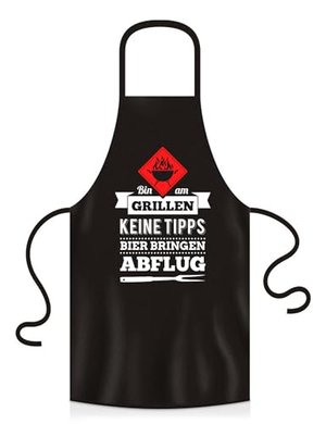 Lustige Grillschürze