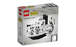 LEGO 21317 Ideas Disney Steamboat Willie Vintage Sammlermodell, Ab 10 Jahren