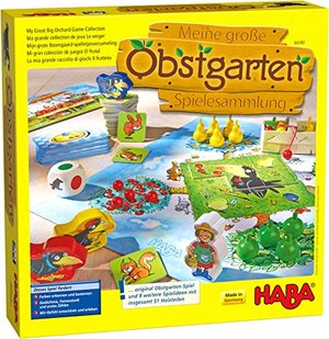 Meine große Obstgarten-Spielesammlung: Original Obstgarten-Spiel und 9 weitere Spielideen in einer P